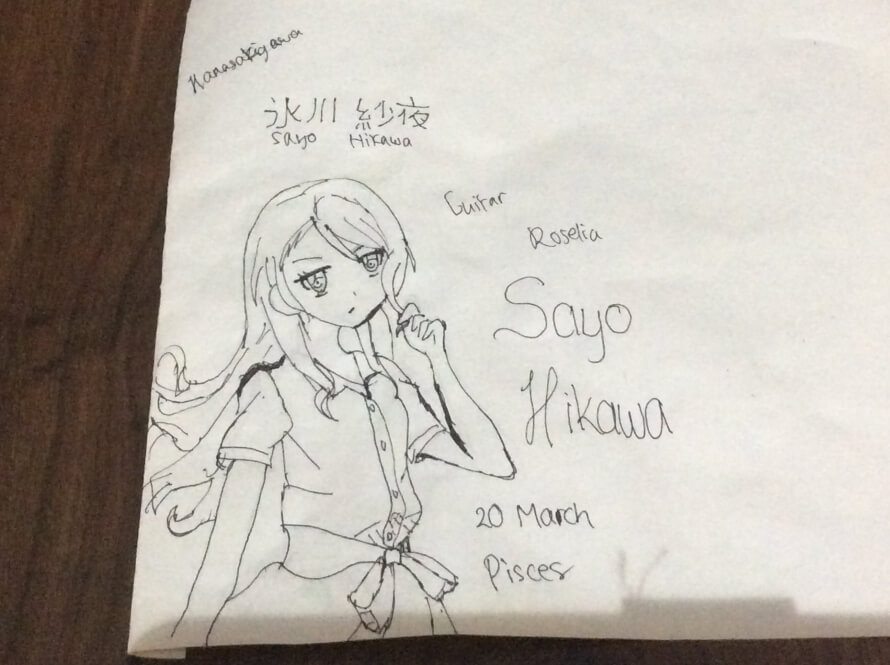 HERE

Sayo 1  i don’t now why my hand writing is BAD

 The top is Hanasakigawa in case u cant...