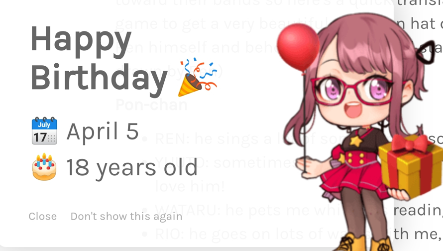 It's my birthday again and I'm officially turning 18! 😊🎉🎉🎉🎉🎉🎉