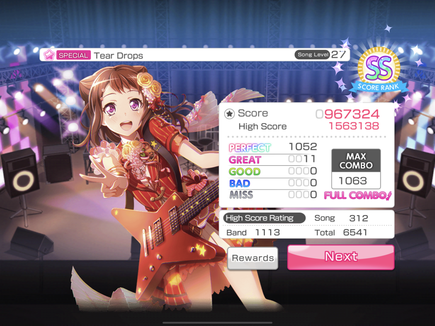 I was so frustrated that I still couldn‘t get a full combo on Firebird Full Ver. and Gokai Phantom...
