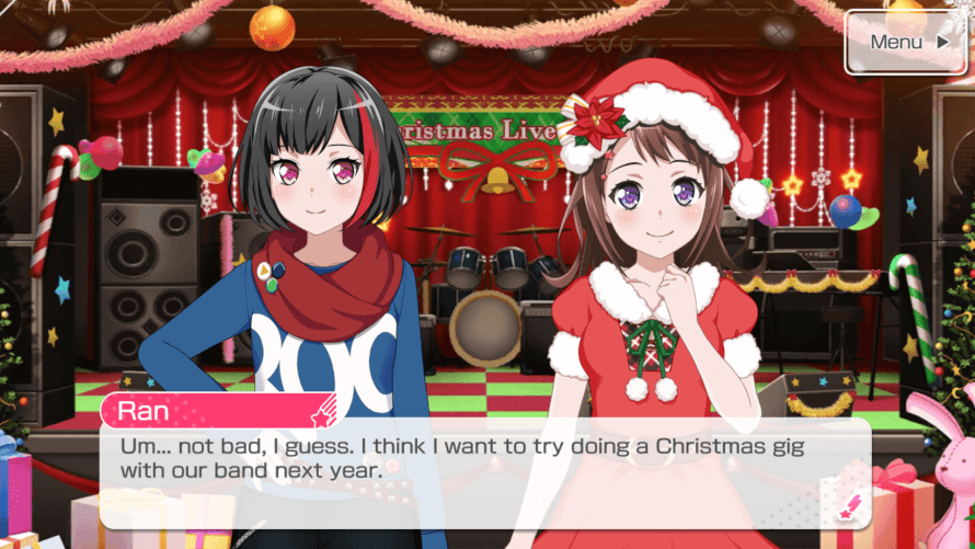  Wait a sec!!

Ran said NEXT YEAR and If you think deeply the Christmas event on JP server WAS...