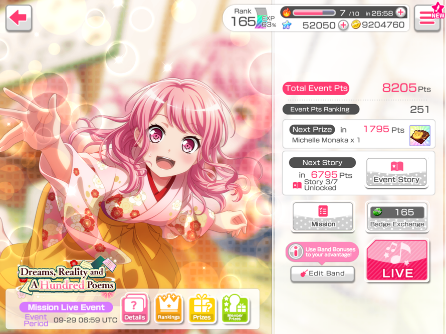   Wow

    I'm getting the feels. This was the first event I've played when I started JP, and now...