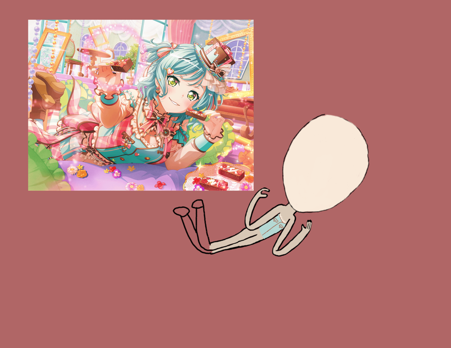 Ugh so I was recreating the new trained Hina card but the pose and clothes were too hard and I...