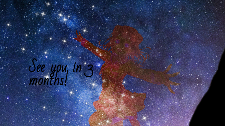     Hi guys! I've decided to have a 3 month break! I hop I see you guys later!
