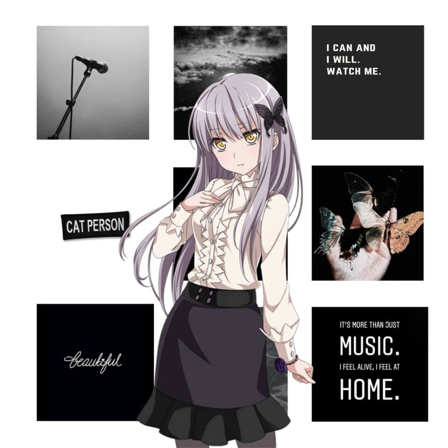 made an aesthetic for Yukina! finally proud of my works ♡  ◡‿◡  