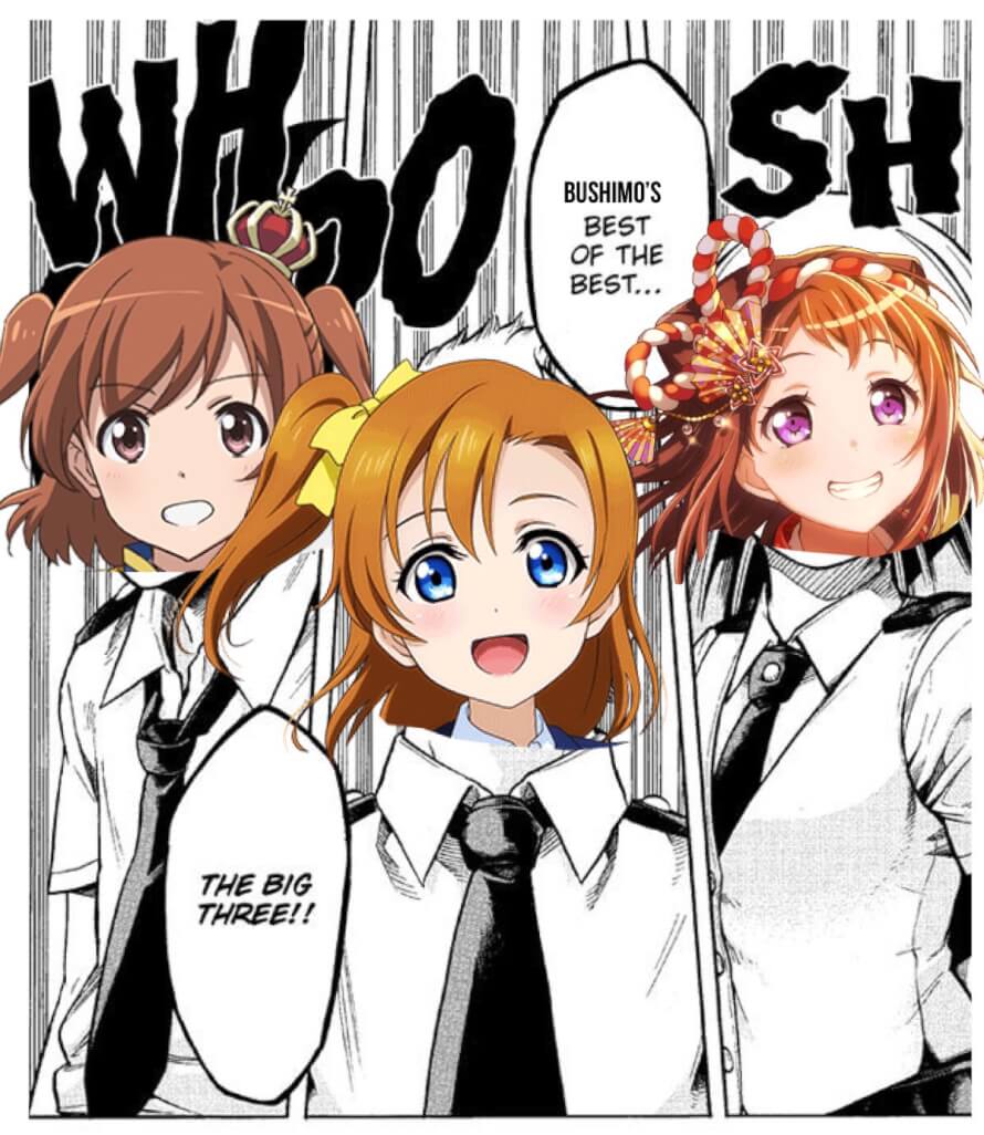 The big three of shoujo anime