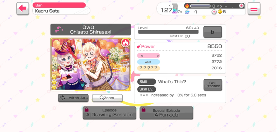     I will be out like all day but take this card I made 

  Chisato is a furry now
