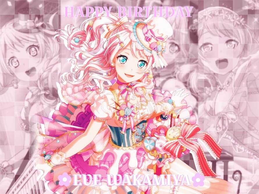 Happy birthday to our precious bushido idol, Eve ! 
I tried to do an edit, but I'm not really good...