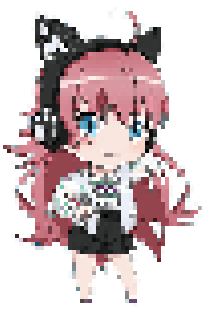 Here have a weird pixel CHU2 I made in like five seconds