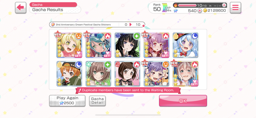 why does my side account have more luck than my main?????????????????