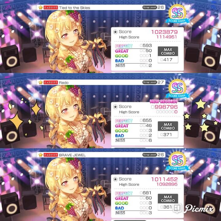     Thank you Bandori God

Never expecting this good. Best try ever, especially 1st try 27 Redo......
