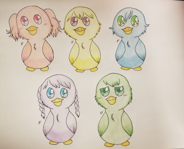 Here's the next set uwu pastel duckies

 Poppin...