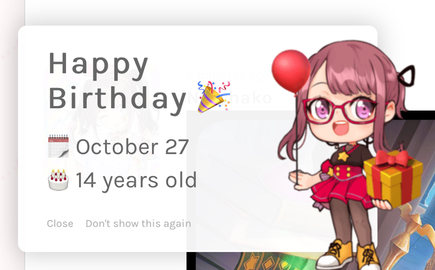   Thanks Kanae!!

       I swear I have something big for Arisa I'm waiting for tomorrow since...