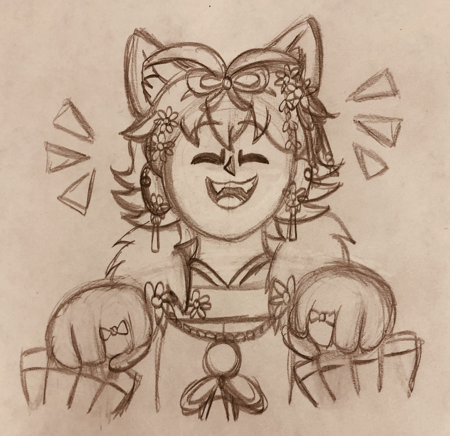 i couldn’t resist the urge to draw hagumi’s new card!! i love this set so much, she’s so cute......