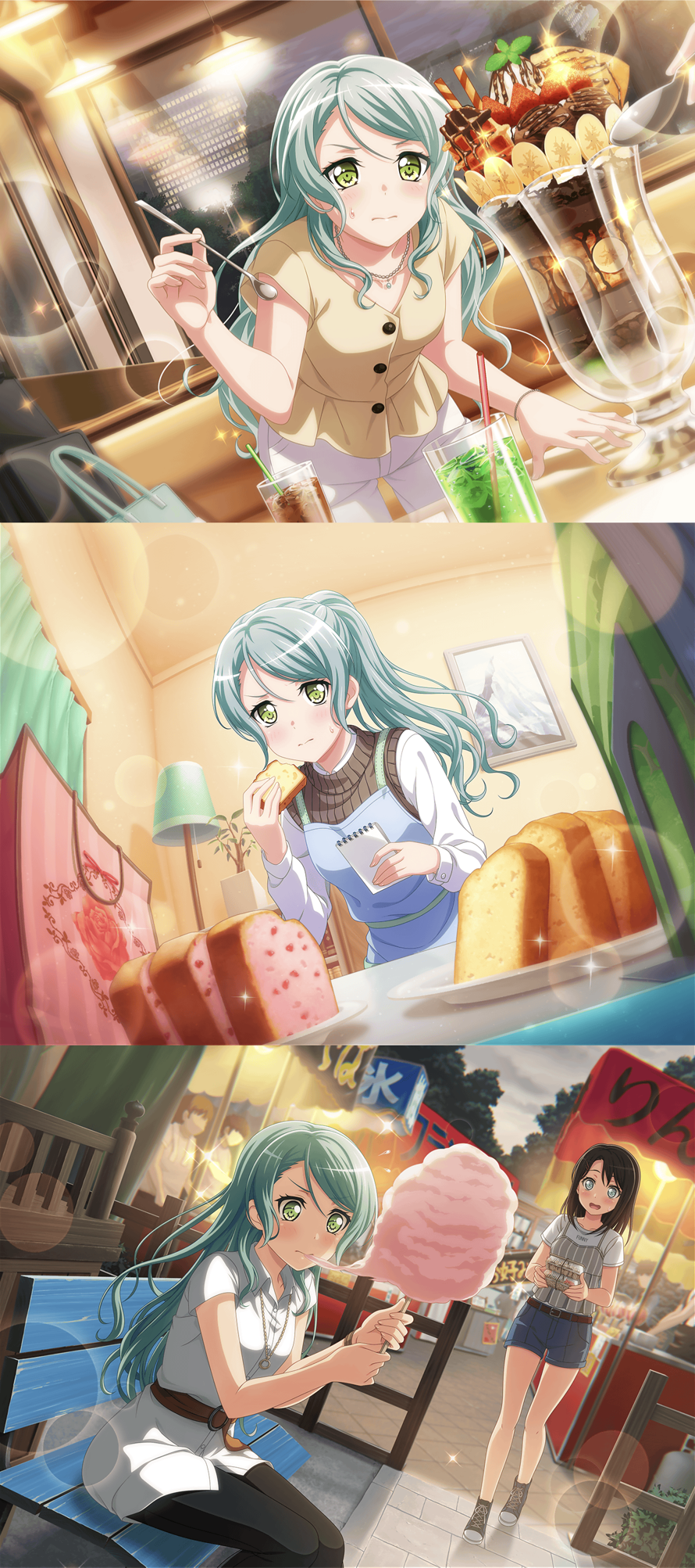 I just wanted to say

    Sayo looks upset when she eats

And that's kind of cute