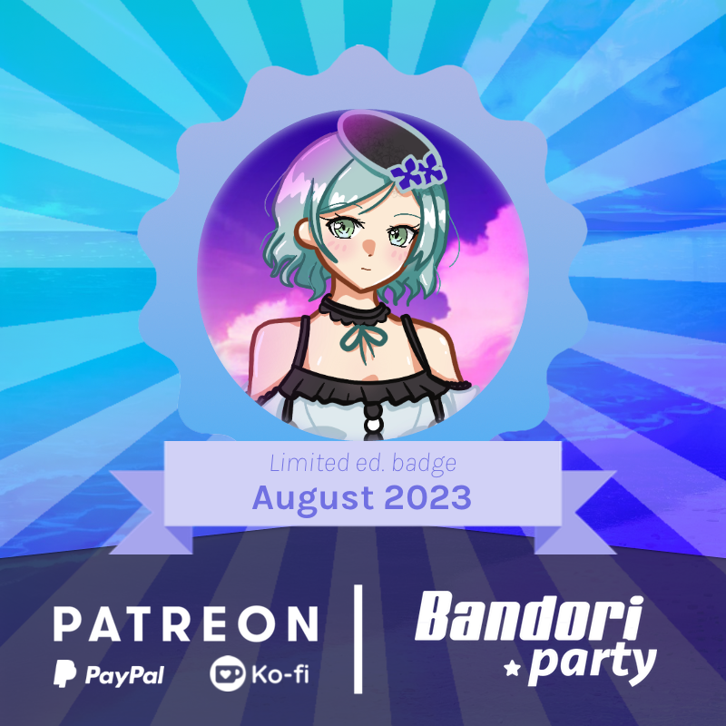      August 2023's limited badge is here! 🤩🎉  

 It's a very special badge featuring Hina,...
