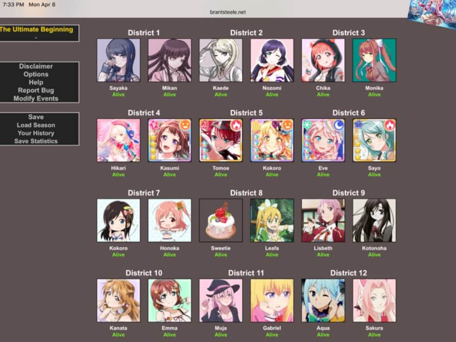 That Hunger Games simulator thing made my imagination very wild

I made a simulator where most of...