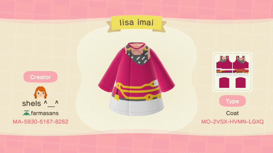 i made lisa's winter outfit! sharing it here because im very happy how it turned out <3