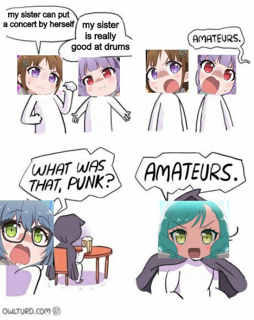    Highlights from the latest Garupa Pico episode:
  Asuka went from "my sister's a lazy bum" to "my...