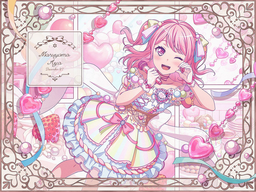 I already have a precious birthday card  4 star  for Aya Maruyama from Pastel Palettes because she...