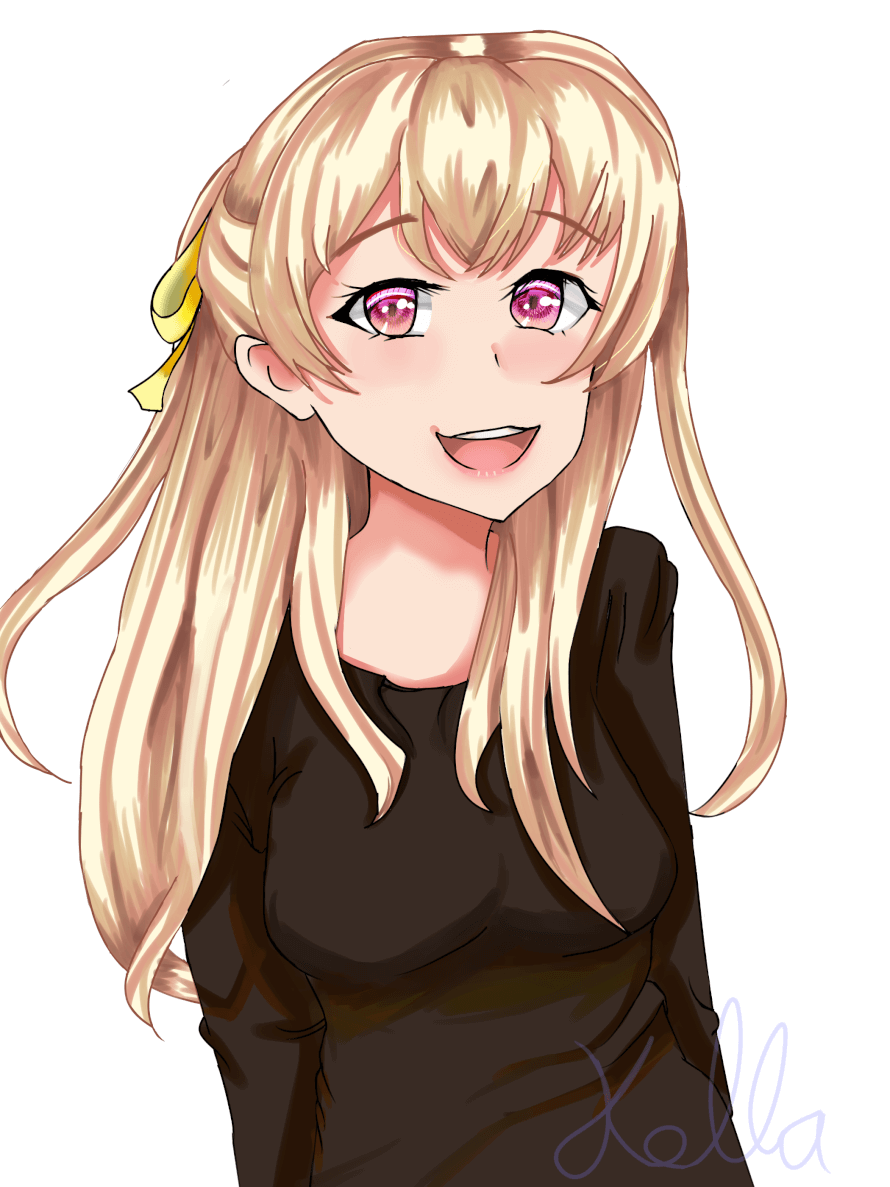 Hi, I drew Chisato! Chisato is one of the most underrated girls but I really love her soo... Also...