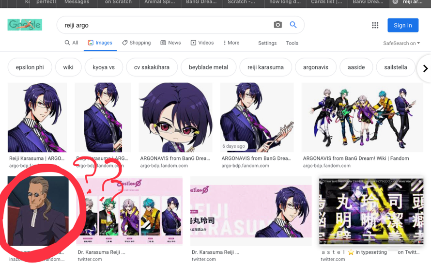   Me:  Sees Amarena’s post about AAside character rankings and decides to google Reiji to see who he...