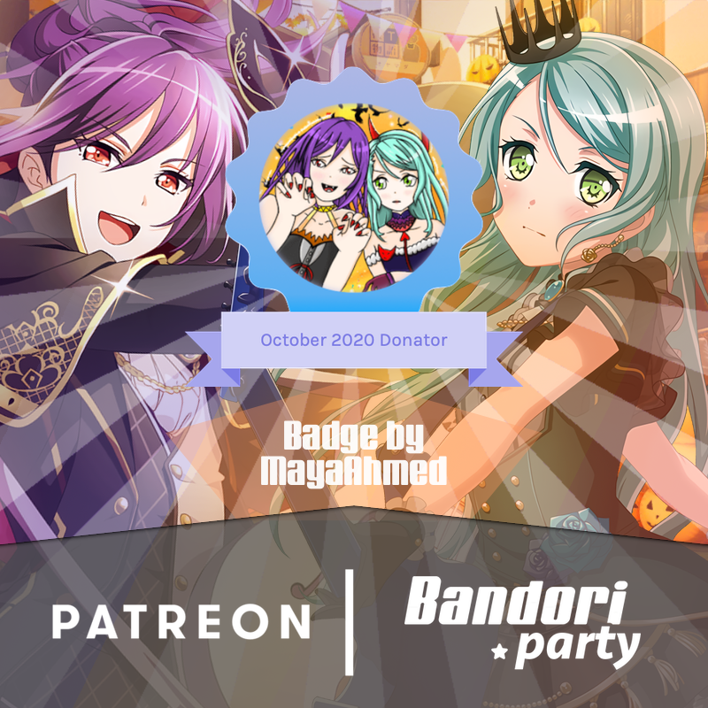October's limited badge is here! 🤩🎉

It's a very special badge featuring Kaoru and Saya, specially...