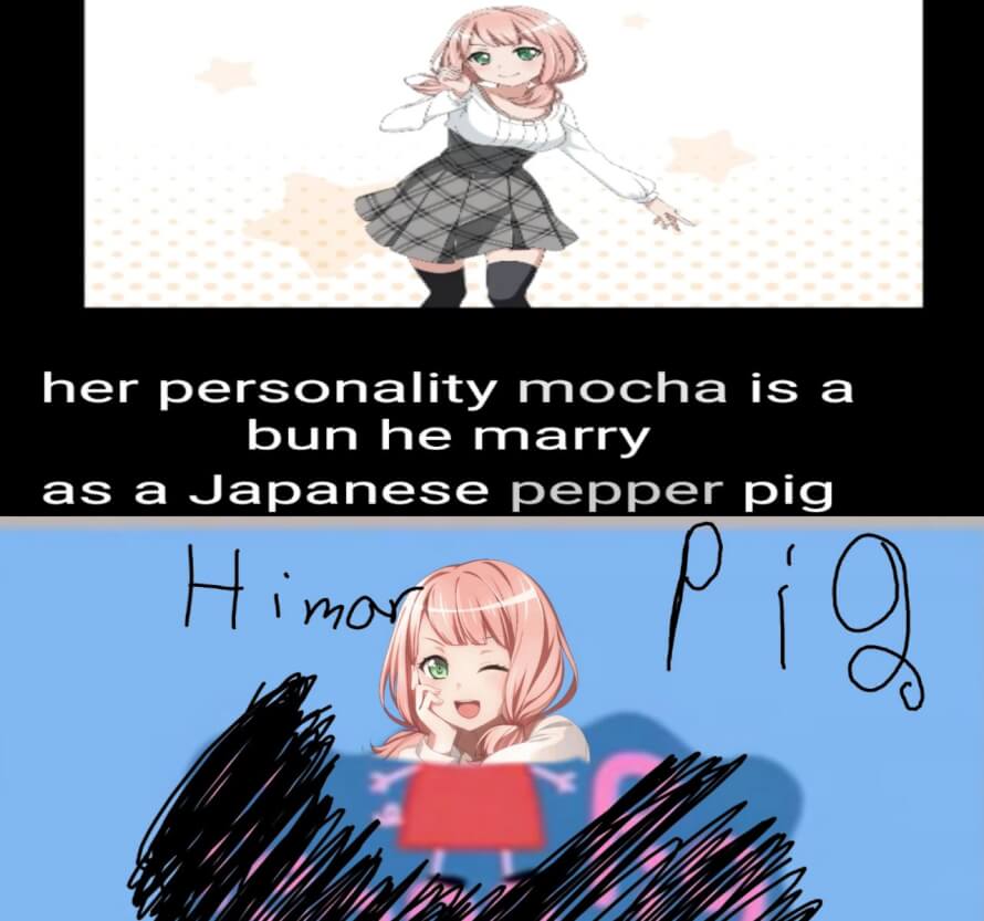 Himari as pepp pig 