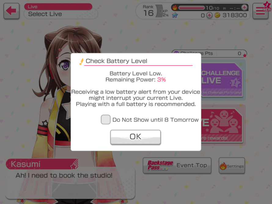 BOI

Edit: Kasumi might need to book the studio but I need to get a charger sorry best girl—...