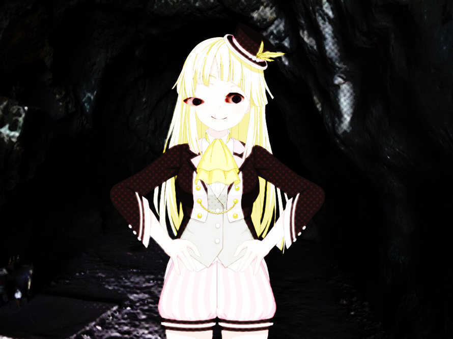 pov: you're exploring a cave and you hear noises and this appears in front of you