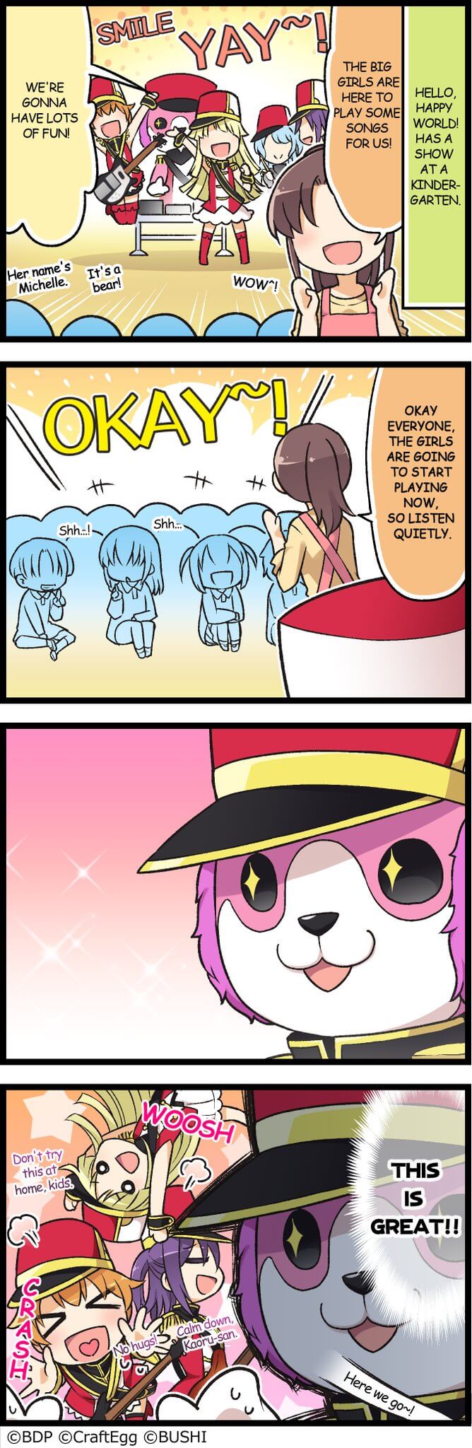     Just Started reading the bandori comics, hahaha some are super funny, specially those on Hello,...