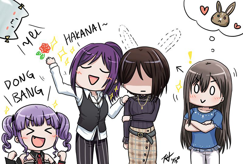 Summary of the story, only Rui Hakanai san?

  Everyone who separates to talk to others

  Rui was...