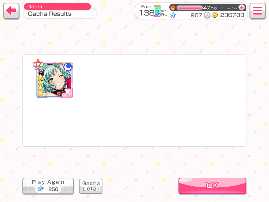 No way…I was spamming my stars till I went broke, and saw this…I am blessed…by bad luck, and this 4 ...