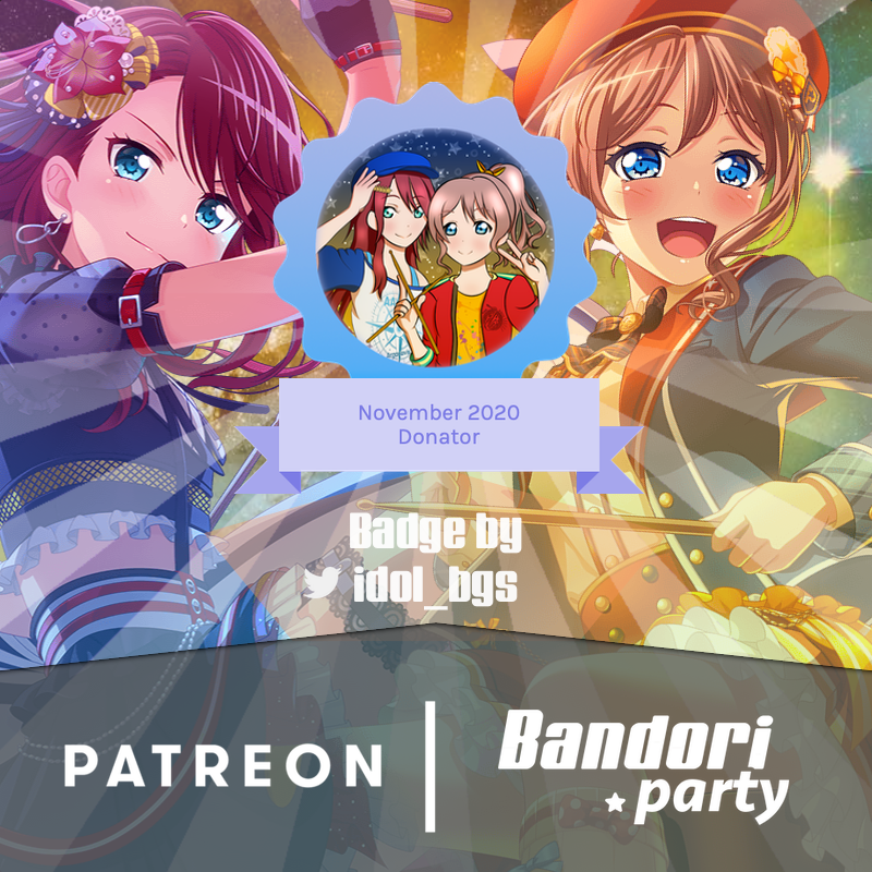 November's limited badge is here! 🤩🎉

It's a very special badge featuring Saaya and Tomoe, specially...