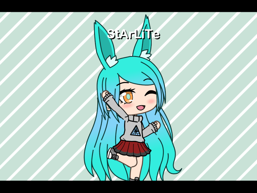 HEY WHAZZUP I used Gacha life to make my own avatar which has all my stuff except HEWWO she’s 16...