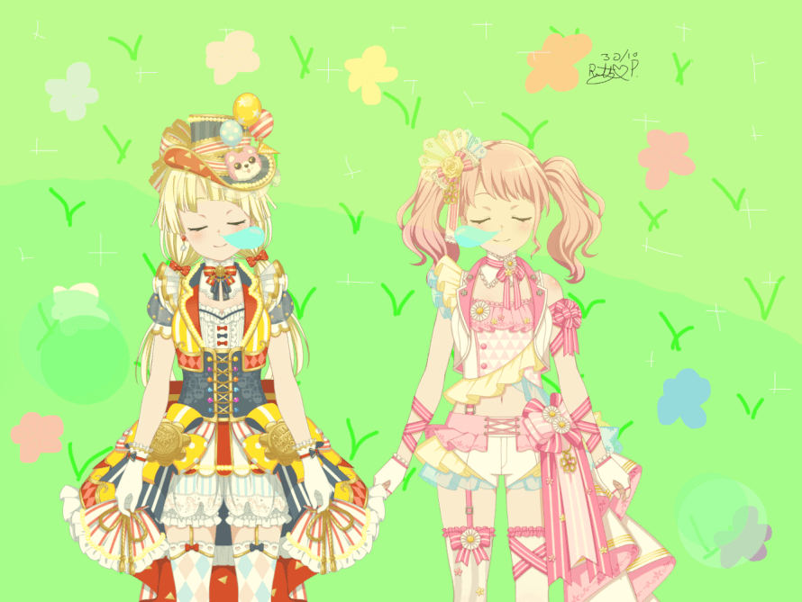Aya and Kokoro are both a  perfect pair so I made this.