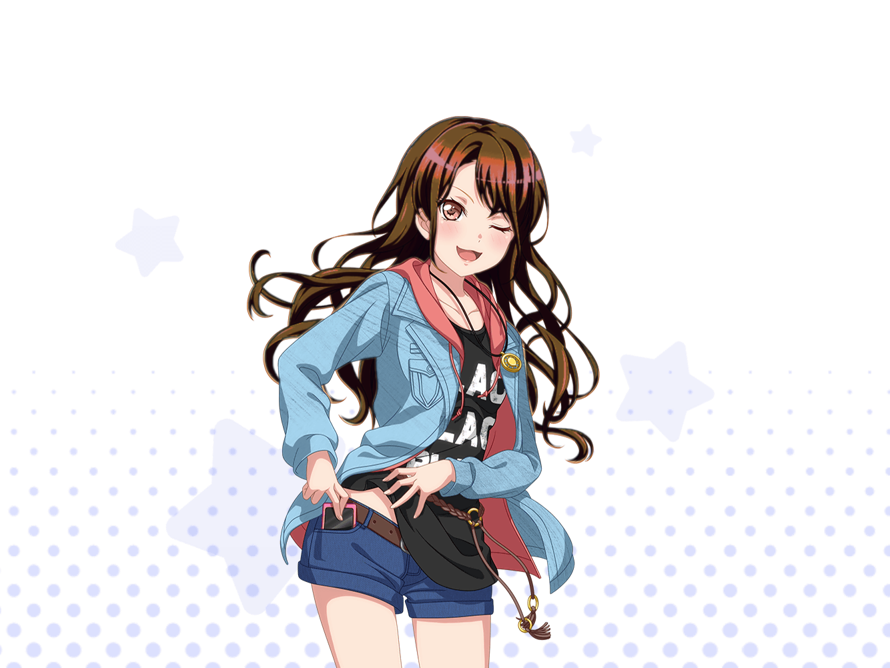 So Touko is a gyaru, right? There's a chance that her hair is died then. I don't know anything about...