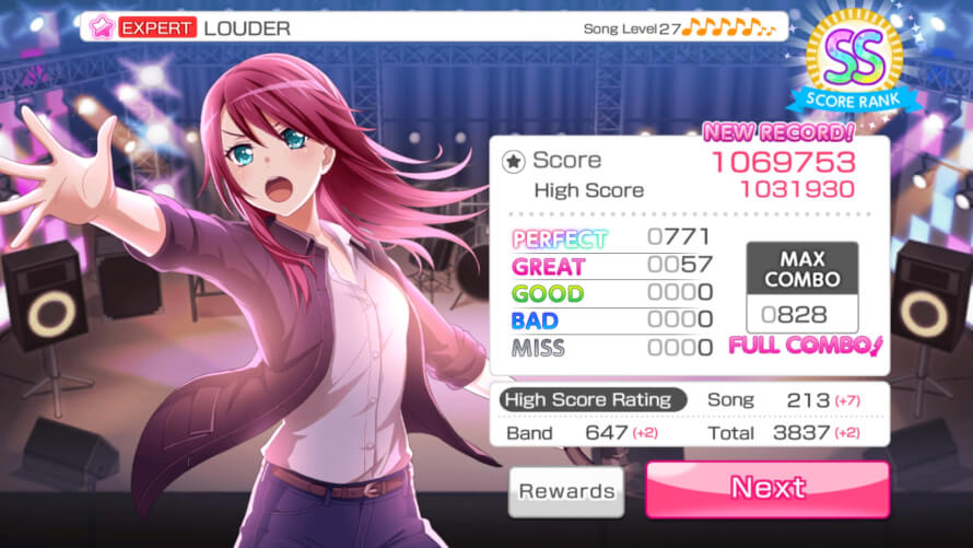 My second 27 difficulty song FCed with my first being Redo!