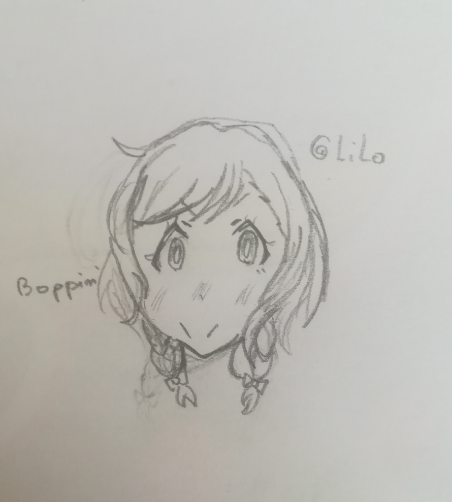 Tried to draw with a new artstyle

What do you think?

The left eye is weird I know