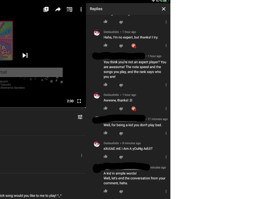 Okay so like maybe don’t say that?