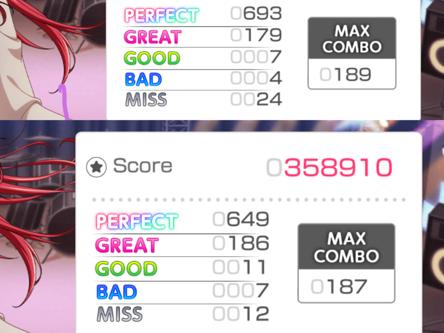 It’s not my fault I decided to try playing with my eyes closed both of these times—!

       okay...