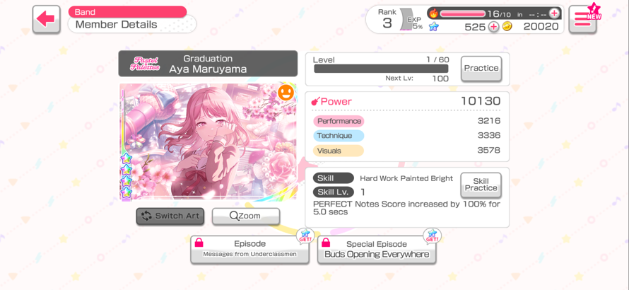 GRADUATION AYA but on my alt account..... im gonna cry.... why  cant you gift  people cards in this...
