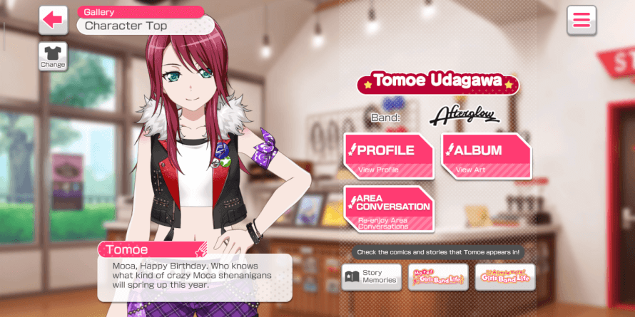   I guess Moca Shenanigans will happen later  

~maybe after this event~

Happy Birthday Aoba...