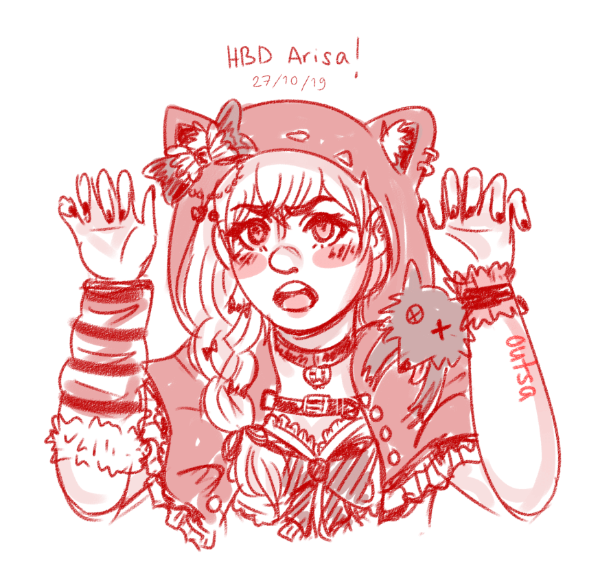 happy belated birthday to my fave popipa girl!!! ♥

I didn’t have time to draw her on her actual...