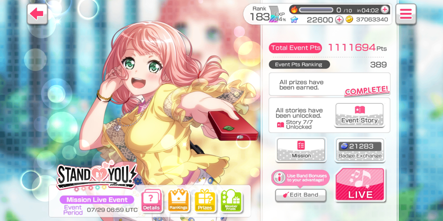   Felt cute, might use that 10x drink later.  