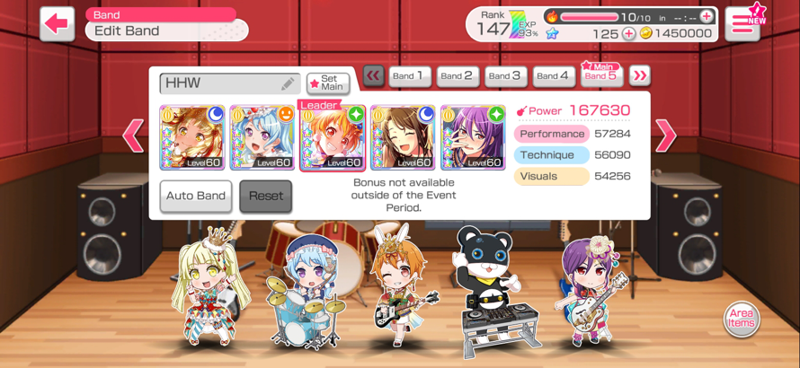 Soo I got bad bear Misaki out of a solo today, so I finally have a full four star hhw team!! 