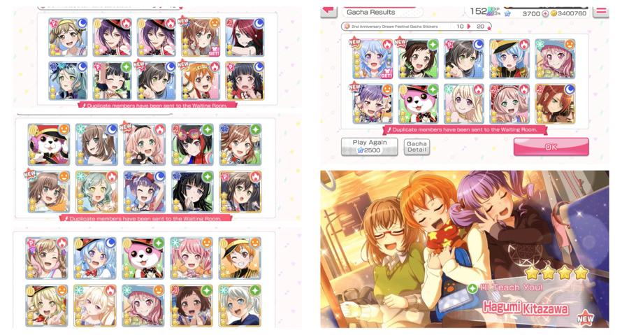 Yo I finally posted my EN DF posts haha

Not so great this time and I think this is the worse luck...