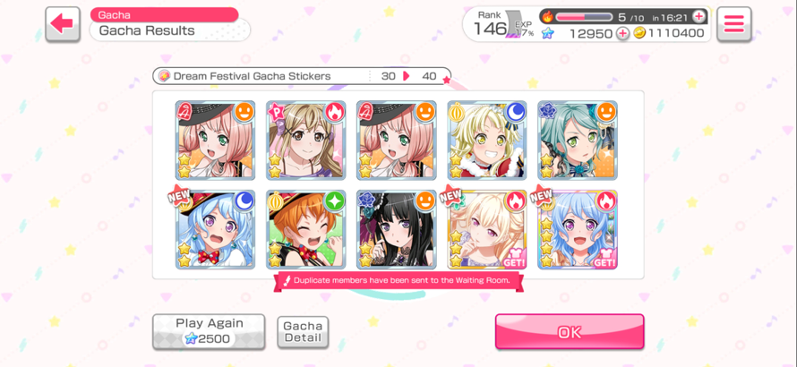     Ummm so i said that i had only 3 10 pulls in mind but I just wanted Himari so badly   Powerglow...