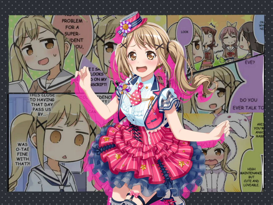 I tried to do the edit too but with Arisa!