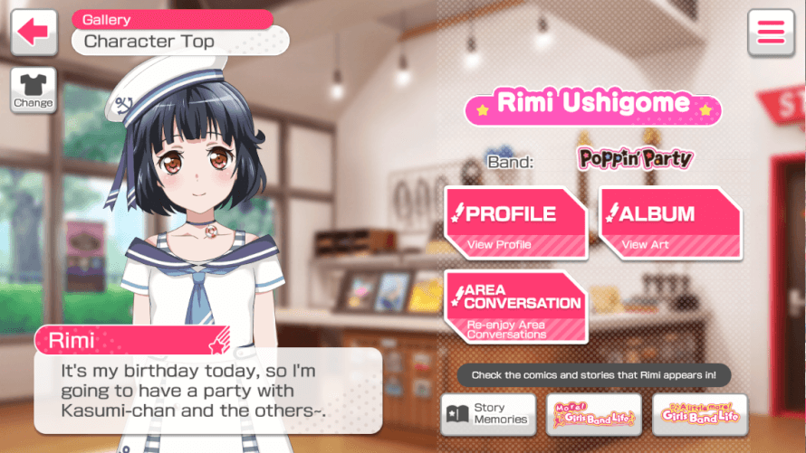 I just wanted to say happy late birthday to our choco cornet lover Rimi Ushigome <3
