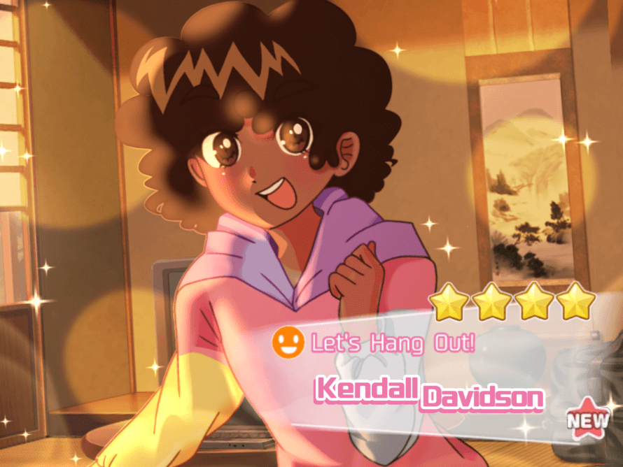 Here's my custom 4  card! Trained vers. Coming soon <3
 Yes that's me hehe! 